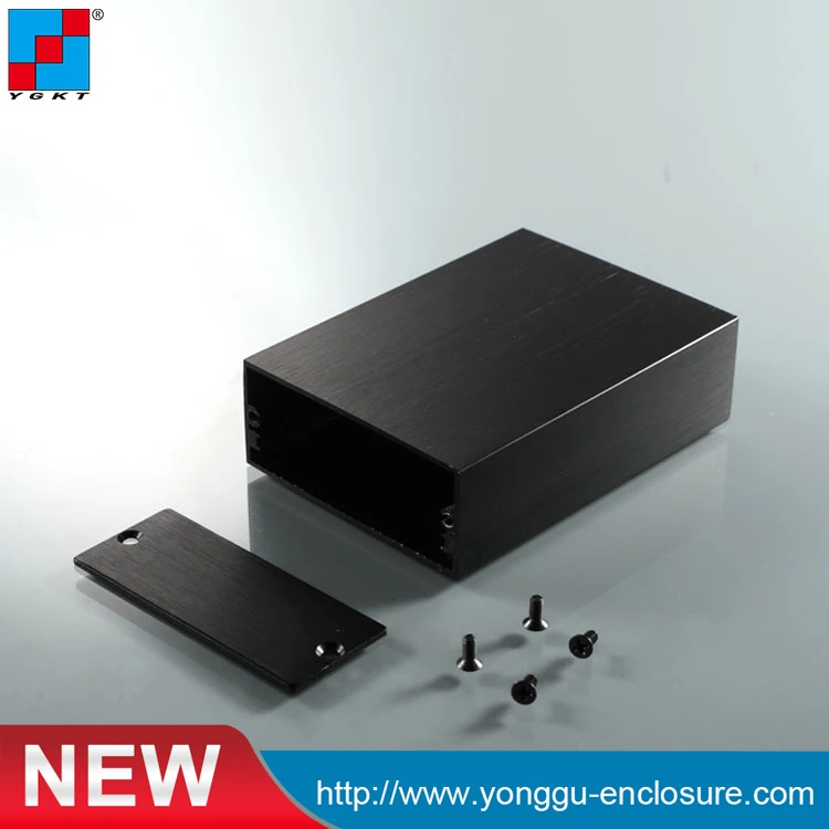 Metal Enclosure With Aluminum End Panels 58*24*80 mm (wxhxl) project boxes | Connectors