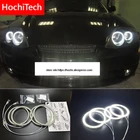 HochiTech для Hyundai Tiburon 2003-2006, ультра яркий SMD белый светодиодный комплект с ангельскими глазками, 2600лм, 12 В, кольцевой дневный ходовой светильник, DRL