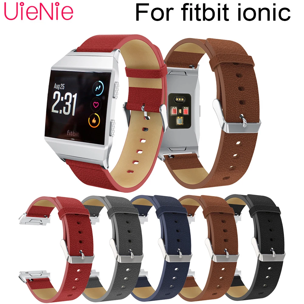 Роскошный кожаный бизнес сменный ремешок для Fitbit ионной модные/классический