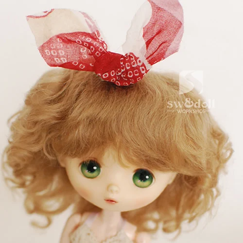 Аксессуары для шарнирных кукол короткие Кудри BJD/SD в комплект не входят кукла
