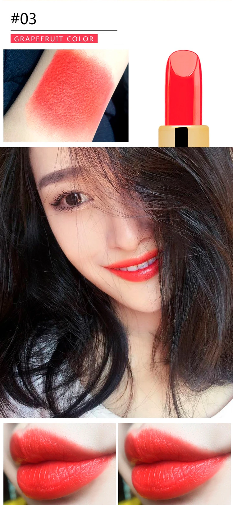 NOVO, модная блестящая матовая губная помада, водостойкая, стойкая, для губ, ТИНТ, пигмент, макияж, бархат, batom, корейская косметика