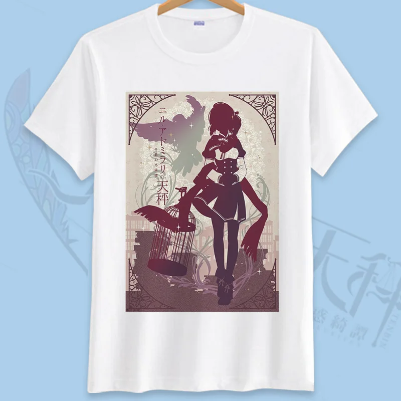 

Ноль Admirari без Tenbin: Teito Genwaku Китан Мужская футболка летние хлопковые футболки с коротким рукавом повседневные футболки размера плюс футболка