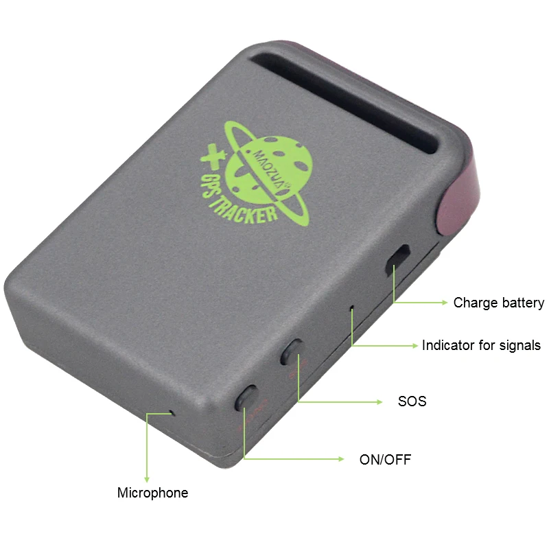 5 шт./лот GPS трекер TK102 с батареей мини автомобиля GPS/GSM/GPRS устройства слежения в