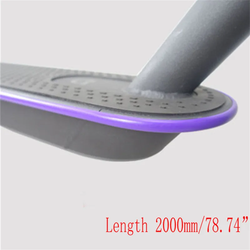 Purple 1 Pc Electric Scooter Anti-collision Protection Strip For Xiaomi Mijia M365 Skateboard Body Bumper Scratchproof Scratch Strips - Цвет: Purple