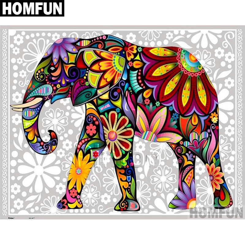 Алмазная живопись HOMFUN A04087 сделай сам полноразмерная/круглая вышивка крестиком
