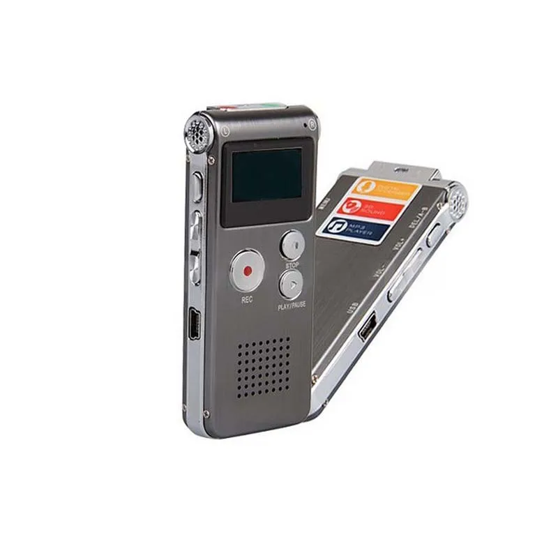 Мини Цифровой Аудио Голос Регистраторы диктофон MP3 плеер Запись Флеш накопитель 8