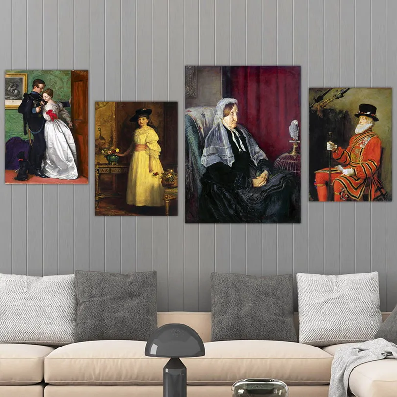 Home Decoration Print Canvas Art Wall Pictures Poster Printings Paintings British John Everett Millais Palace painting | Дом и сад