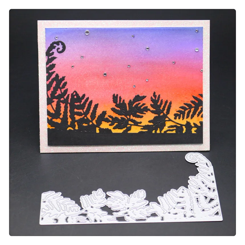 

1716 Leaf Cover Cut Scrapbook Metal Cutting Dies For Scrapbooking Stencils DIY Album Cards Decoration Embossing Folder Die Cuts