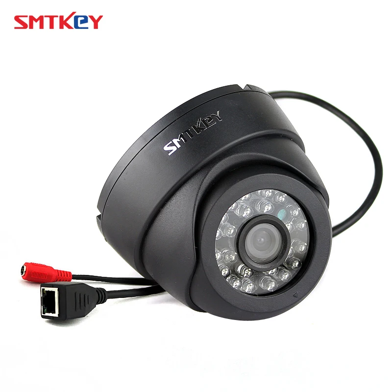 Внутренняя купольная IP камера SMTKEY 2 МП 4 5 Мп Onvif P2P сетевая ИК дневная и Ночная