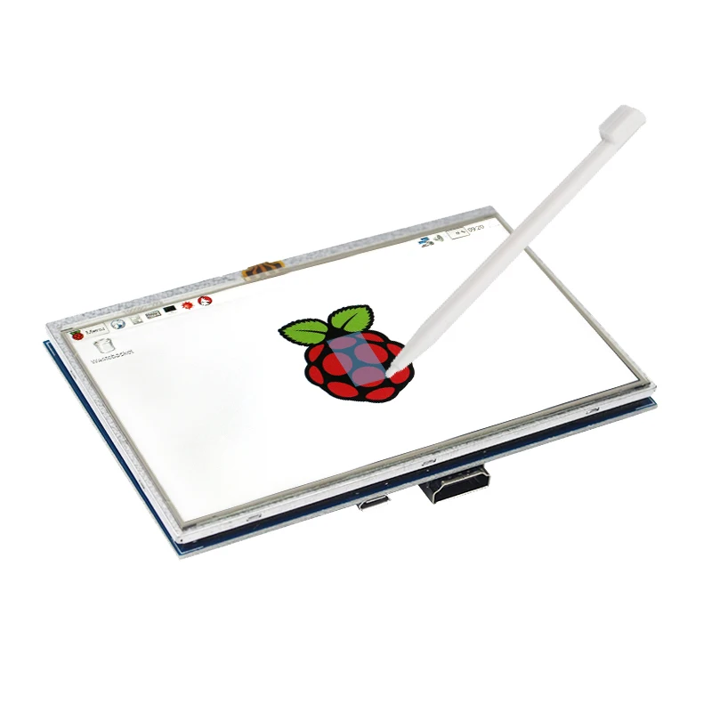 5-дюймовый Raspberry Pi 4 Model B TFT ЖК-дисплей модуль + акриловый держатель совместимый с B/3B