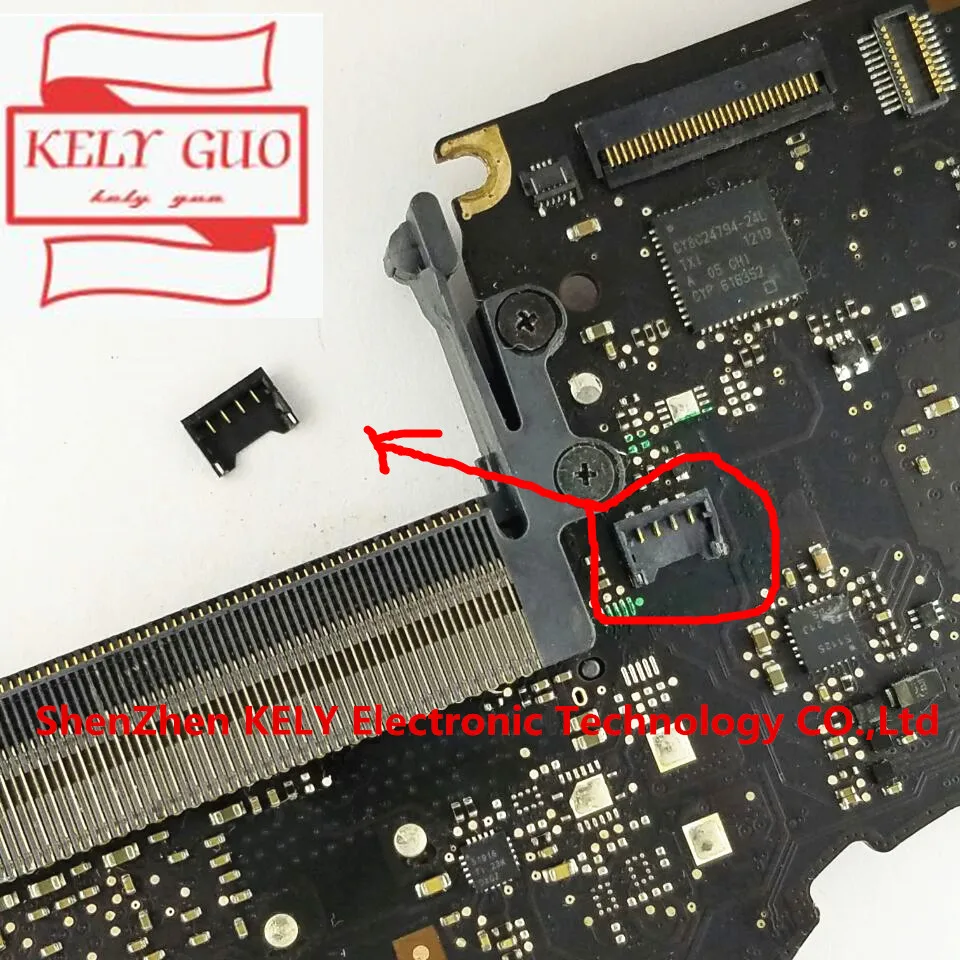 5 шт./лот разъем для динамика Macbook Pro A1278 A1286 A1260 A1226 Mac Mini 4PIN|connector 4pin|connector speakerconnector mini