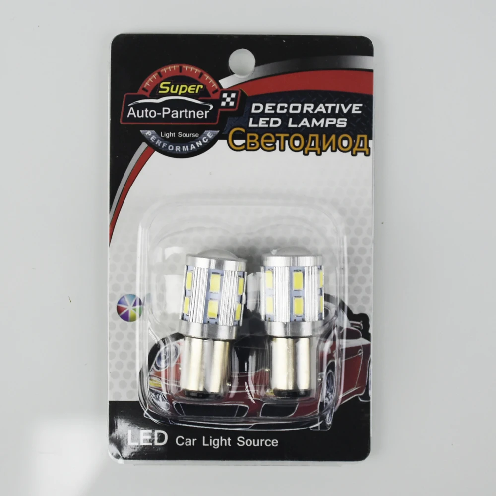 Светодиодный стоп-сигнал 2 шт. S25 1157 BAY15D 12 5630 SMD P21/5 Вт 2057 7528 | Автомобили и мотоциклы