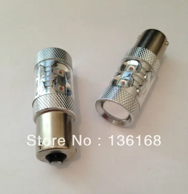 Комплект из 2 предметов 50 Вт Янтарная CANBUS ERROR FREE CREE чипы светодиодный PY21W 581 BAU15s
