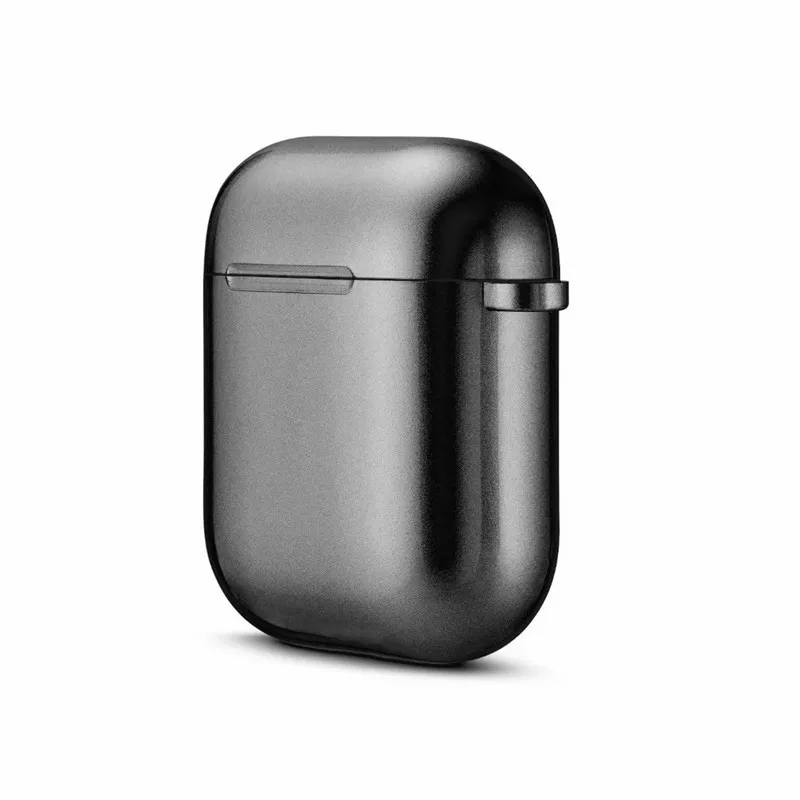 Ультратонкий УФ-чехол для AirPod, чехол для Airpods, противоударный защитный чехол для Airpods 2 Airpods2, чехол для наушников - Цвет: gray