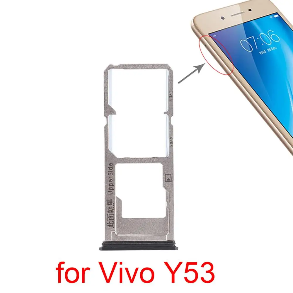 2 x лоток для sim-карты Vivo Xplay6/Y53/Y53 держатель карт Слот-ридер Запасная часть |