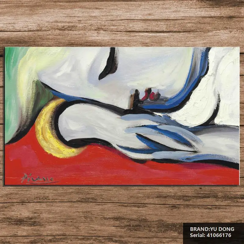 Пикассо Портрет Абстрактная Живопись маслом Рисование искусство Спрей Без Рамы