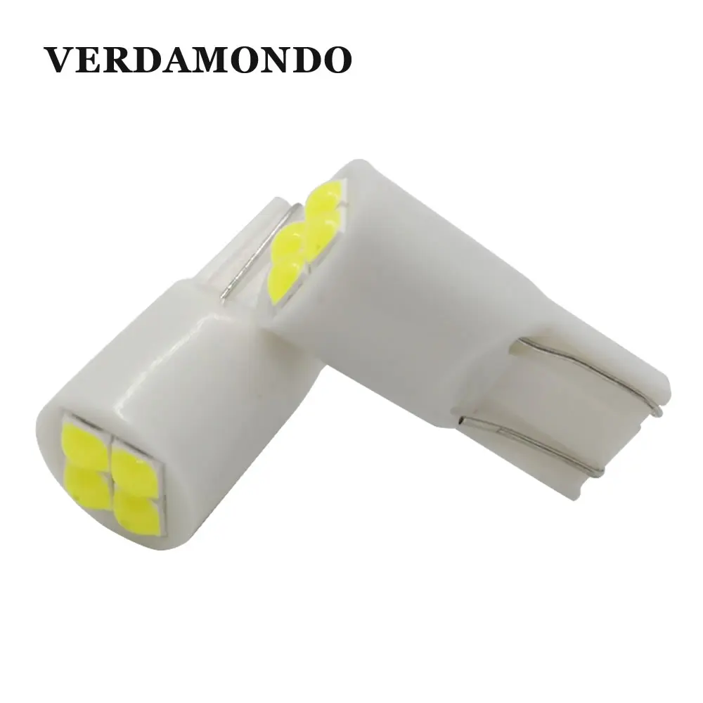 W5W T10 194 168 3030 4 SMD сферические Автомобильные светодиодные лампы сбоку клиновидный