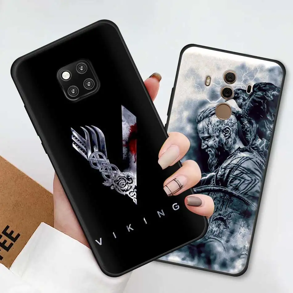 Мягкий чехол из ТПУ для huawei mate 20 Pro 10 20 Lite Honor 20 Lite 20 Pro P20 P30 Pro Vikings Series силиконовый чехол для телефона