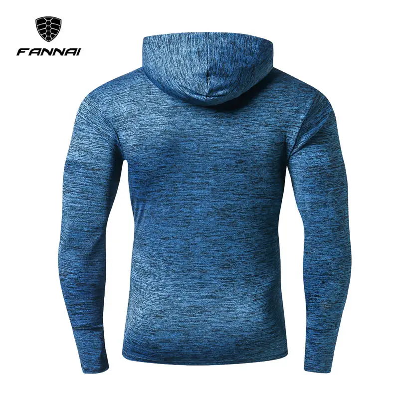 FANNAI быстросохнущая Running куртка с капюшоном обычная спортивная школа пальто