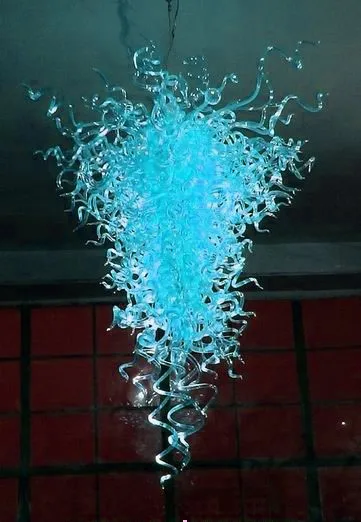 

Modern Design Large Decorative European Italian Dale Style Large Hotel Lobby Blue Hand Blown Murano Glass Chandelier