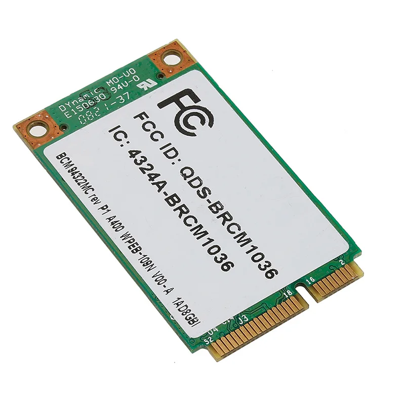 Двухдиапазонная сетевая карта Беспроводная-N wifi 300M BCM94322MC двухчастотный, компактный карта pci-e для hp SPS: 487330-001
