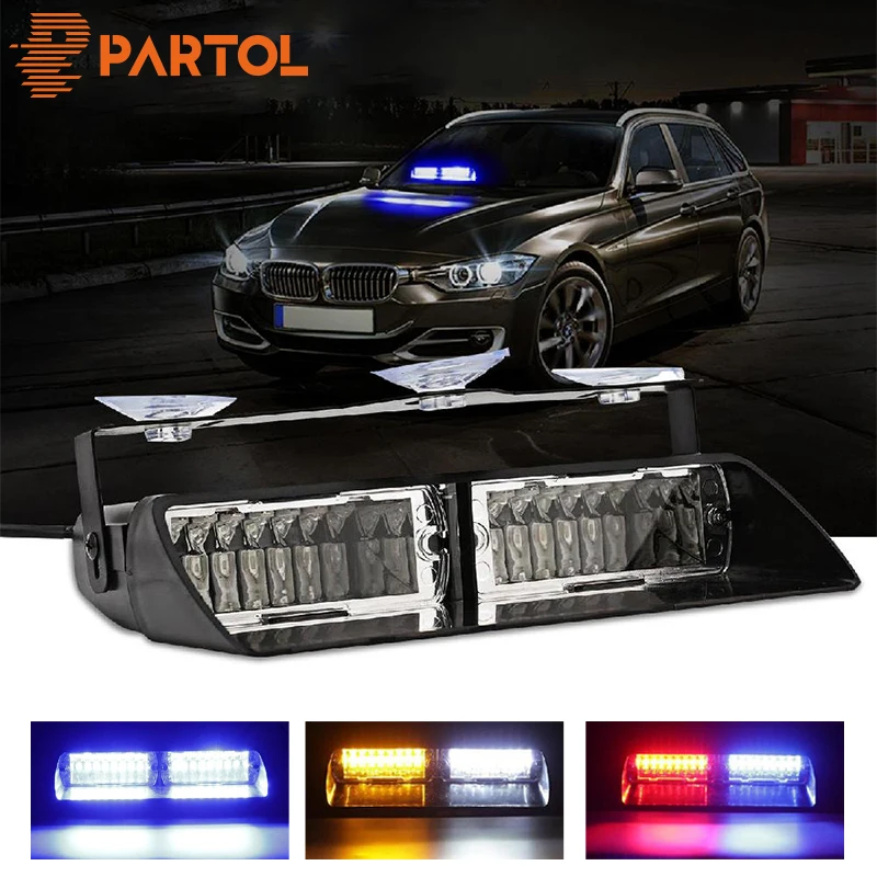 Partol 6 Вт светодиодный автомобиль светящийся строб для машины аварийный