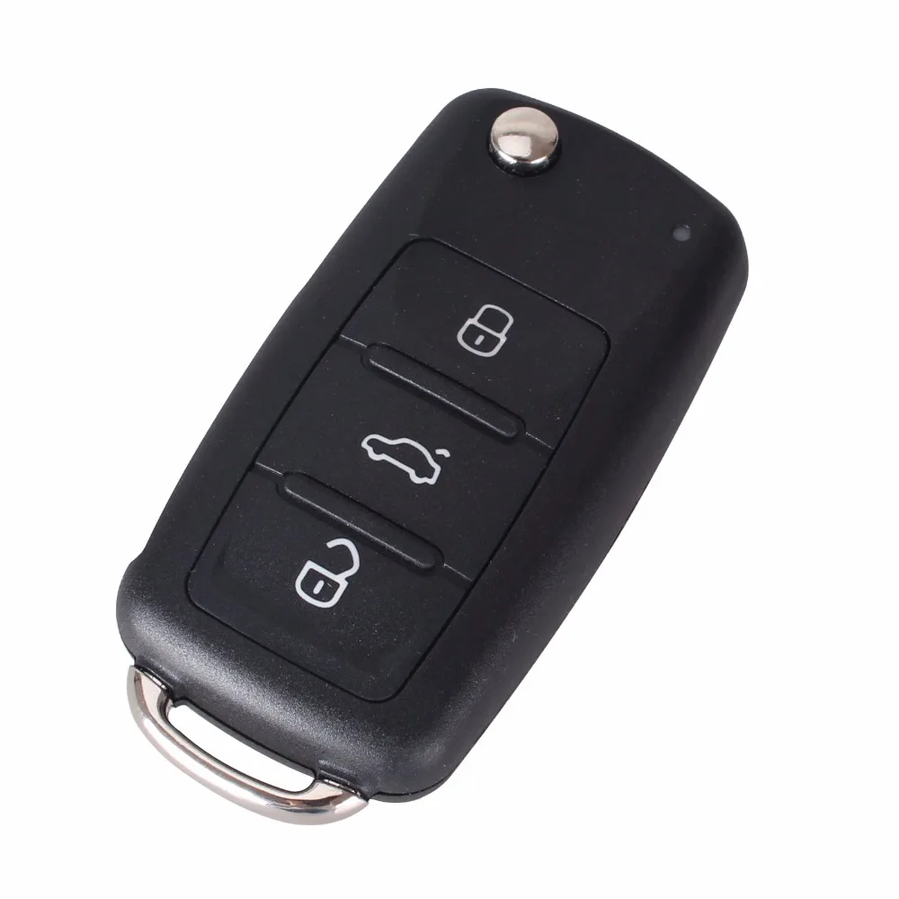 KEYYOU 3 кнопки дистанционного ключа 434 МГц ID48 чип для VW Volkswagen GOLF PASSAT Tiguan Polo Jetta Beetle Car