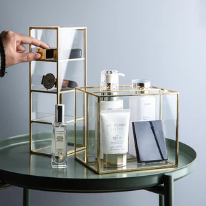 Скандинавский ящик для хранения кистей для макияжа, губная помада, карандаш для бровей, настольный органайзер для мелочей, косметический чехол для сортировки украшений, домашний декор