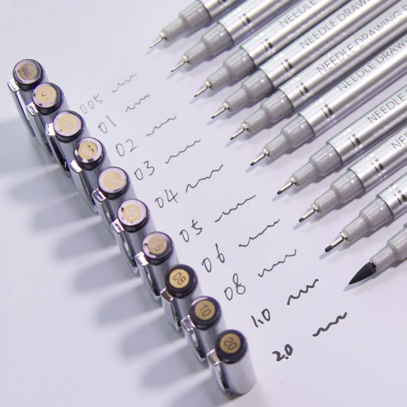 Набор из 10 штук маркеры для рисования фломастеры аниме манги искусства школы