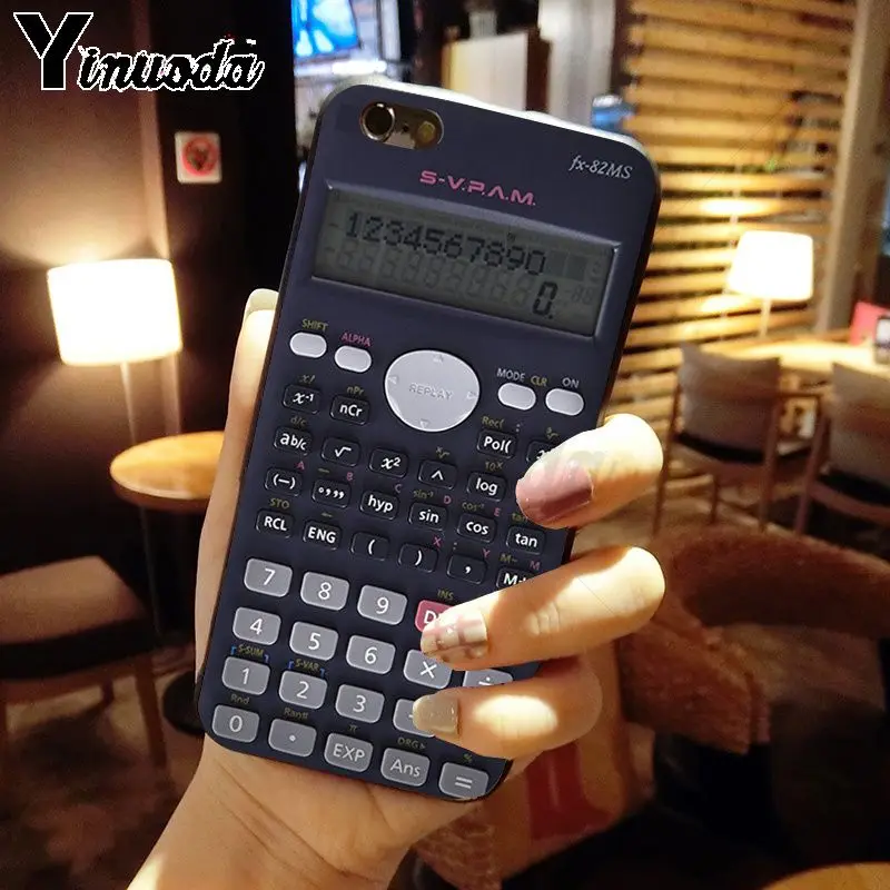 Yinuoda Ретро необычный Забавный калькулятор DIY Окрашенные аксессуары для телефона