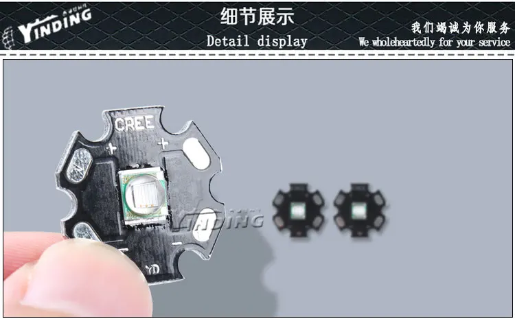 5 шт. Cree Xlamp XM L XML T6 U2 U3 Синий 460 нм 10 Вт Мощный светодиодный эмиттер чисветильник с 20