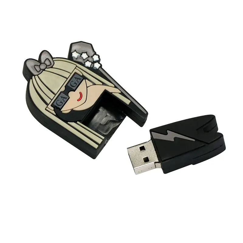 Мультфильм Леди Гага модель Флэш-Накопитель 64Гб флеш-диск Usb 2 0 4 ГБ 8 16 оперативной