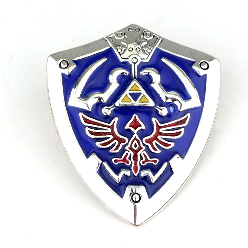 MQCHUN 2 Цвета Hyrule Hyrulian брошь со щитом значок Горячая игровой медаль броши Сувенир