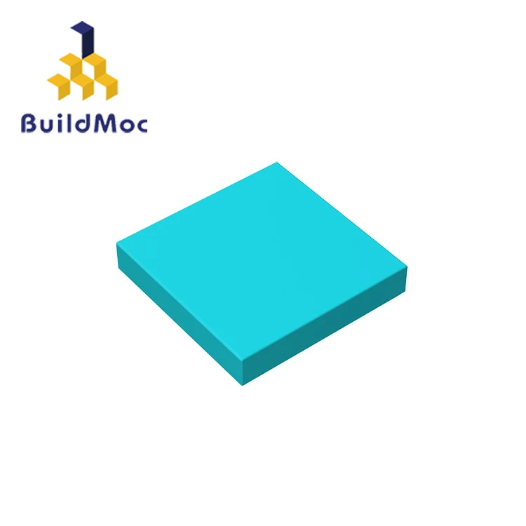 BuildMOC 3024 пластина частицы 3068 2x2 строительные блоки детали сделай сам развивающие