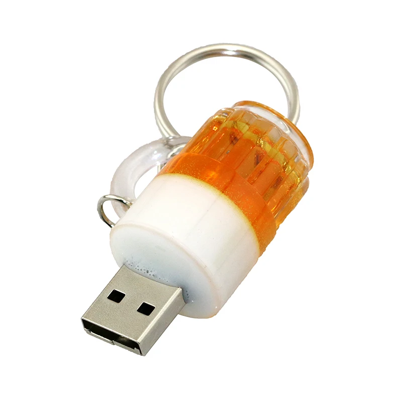 Реальный Ёмкость пивная кружка USB 2 0 флеш накопитель 8 Гб оперативной памяти 16