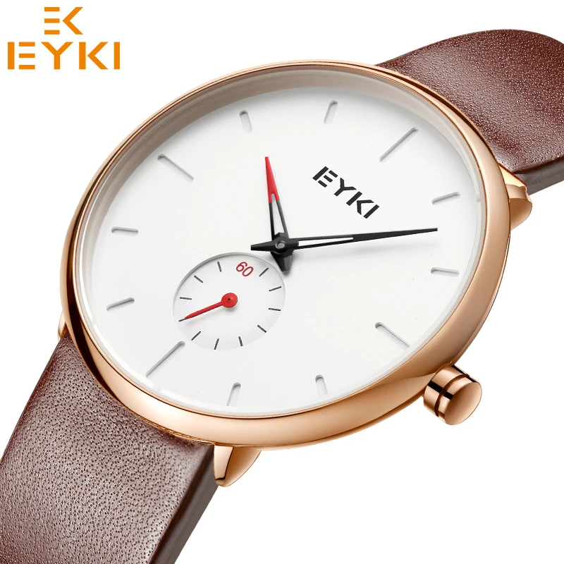 Часы EYKI мужские женские кварцевые водонепроницаемые ультратонкие|me watch|watch brandwatch