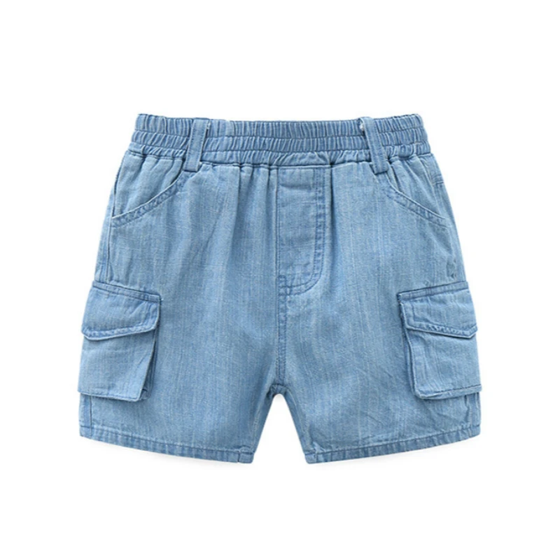 2018 новые летние джинсы для мальчиков высокое качество Джинсовые шорты штаны с