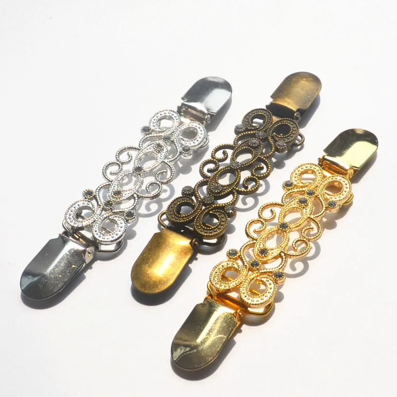 4 шт. Стразы клипса на утку для женщин рубашка свитер воротник украшение