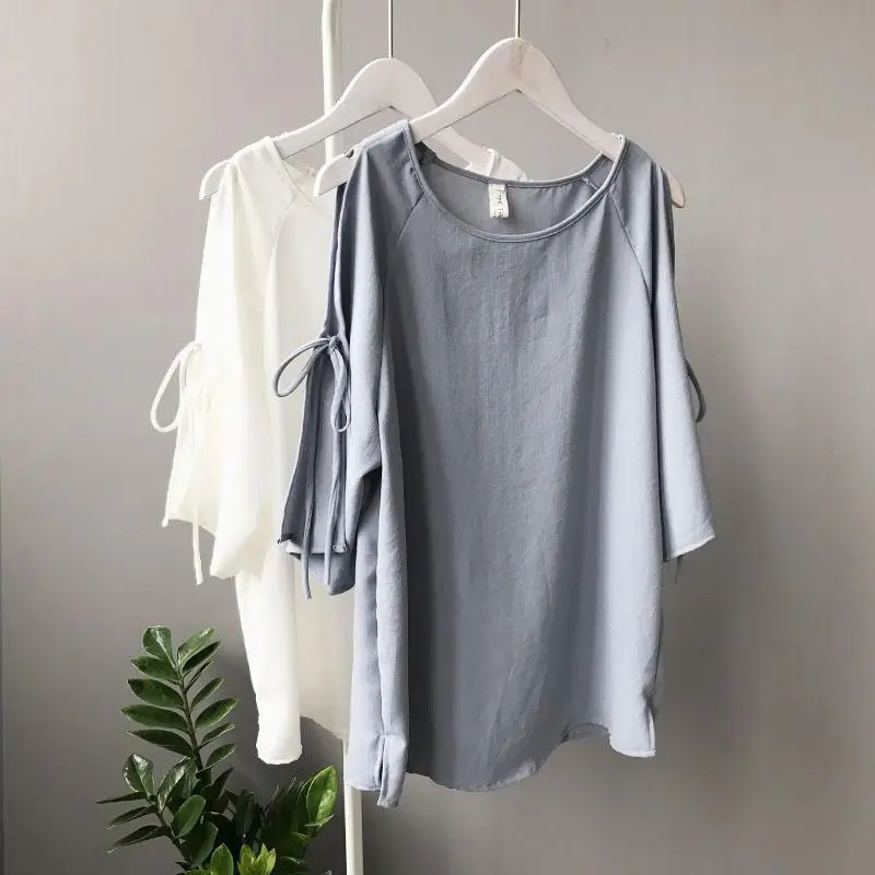 NFIVE бренд 2017 женские шифоновые блузки без бретелек новая летняя рубашка с