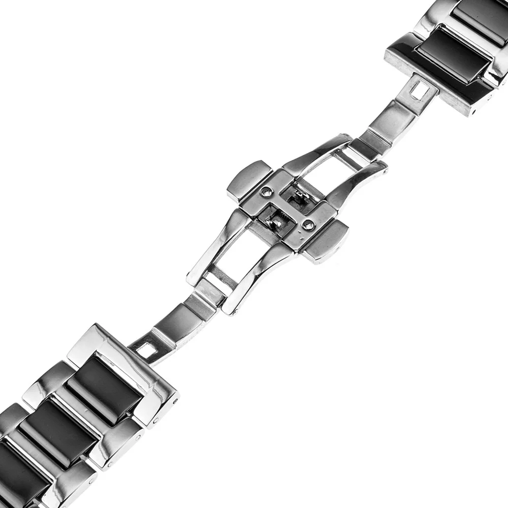 Ремешок керамический для Samsung Gear S2 Classic R732/R735 браслет с застежкой бабочкой