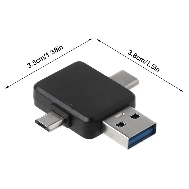 8-контактный разъем для USB+ type C+ Micro USB разъем для зарядки конвертер адаптер для samsung huawei Xiaomi Oneplus Android Smartp