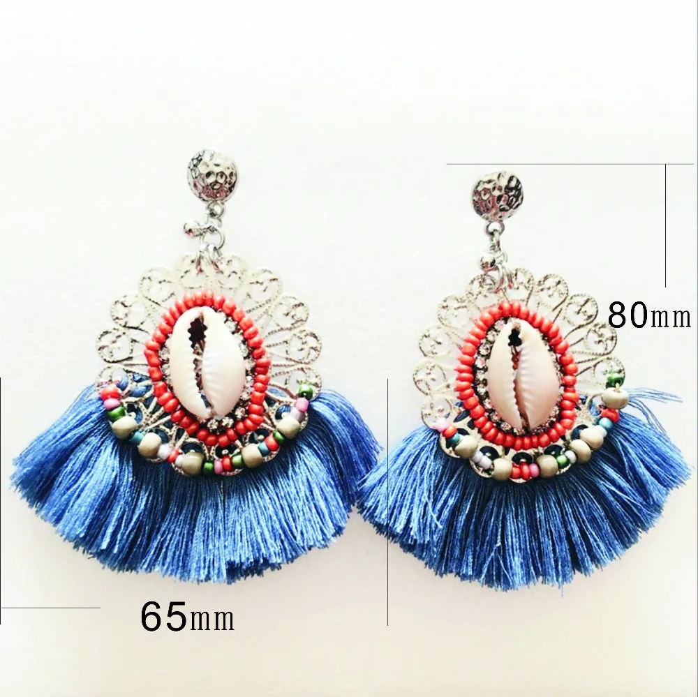 Dongmu jewellery 2017 new fashion party tassel earrings pendant retro bohemian lady jewelry year gift | Украшения и аксессуары