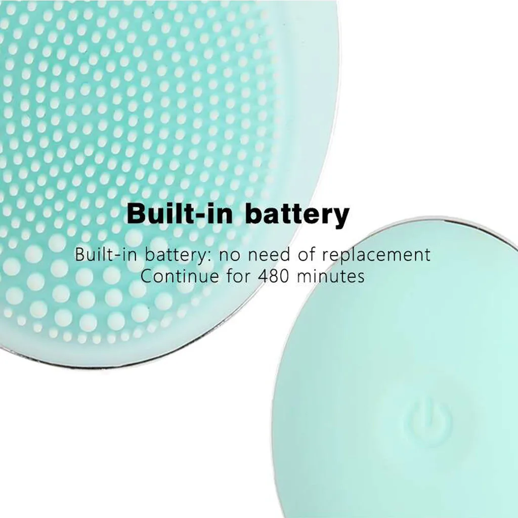 1Pcs Soft Brush Facial Care Exfoliating Infant Baby Silicone Wash Face Cleaning Pad Skin SPA Scrub Cleanser Tool G703 | Красота и