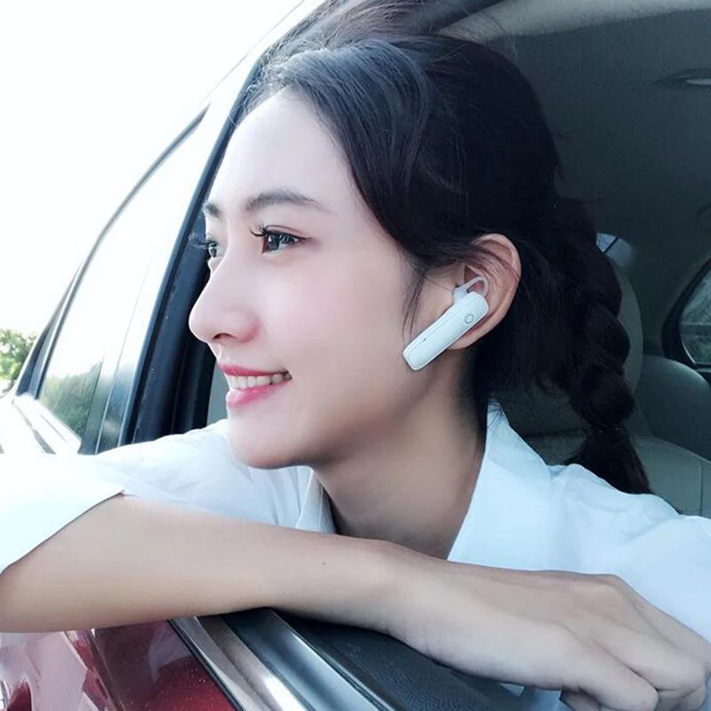 M165 Bluetooth гарнитура Сверхлегкий Беспроводной наушники Hands free ушной спортивные для
