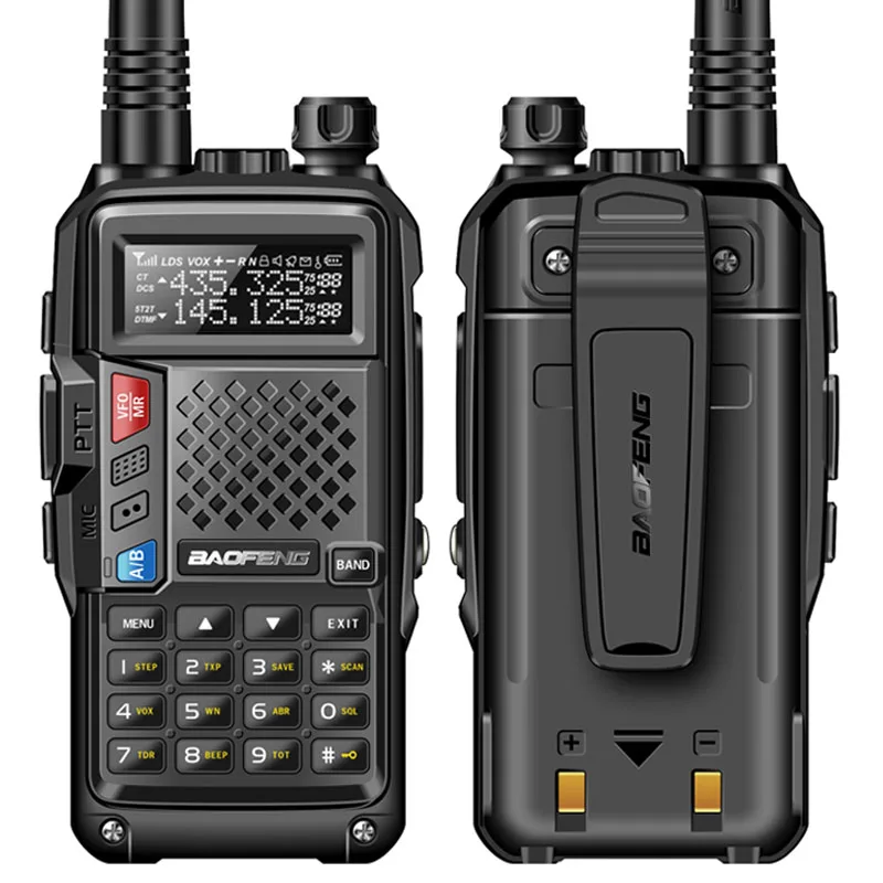 Рация Baofeng BF UVB3 PLUS мощная 8 Вт УВЧ/УВЧ два диапазона Диапазон действия 10 км