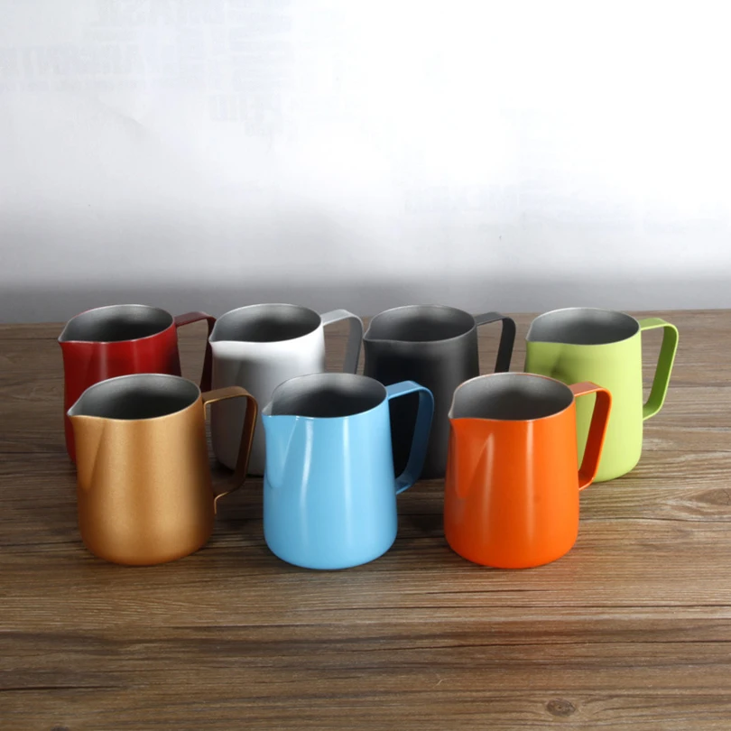 Кувшин для кофе эспрессо из нержавеющей стали 350 мл|mug color|mug craftmug milk |