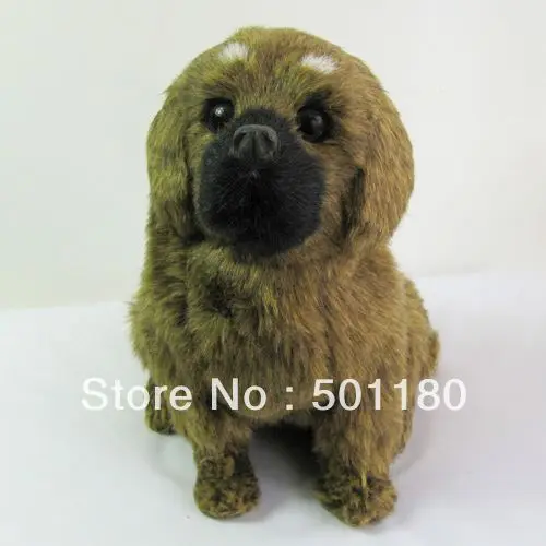 

free shipping unique gift christmas gift dog model artificial home ornament