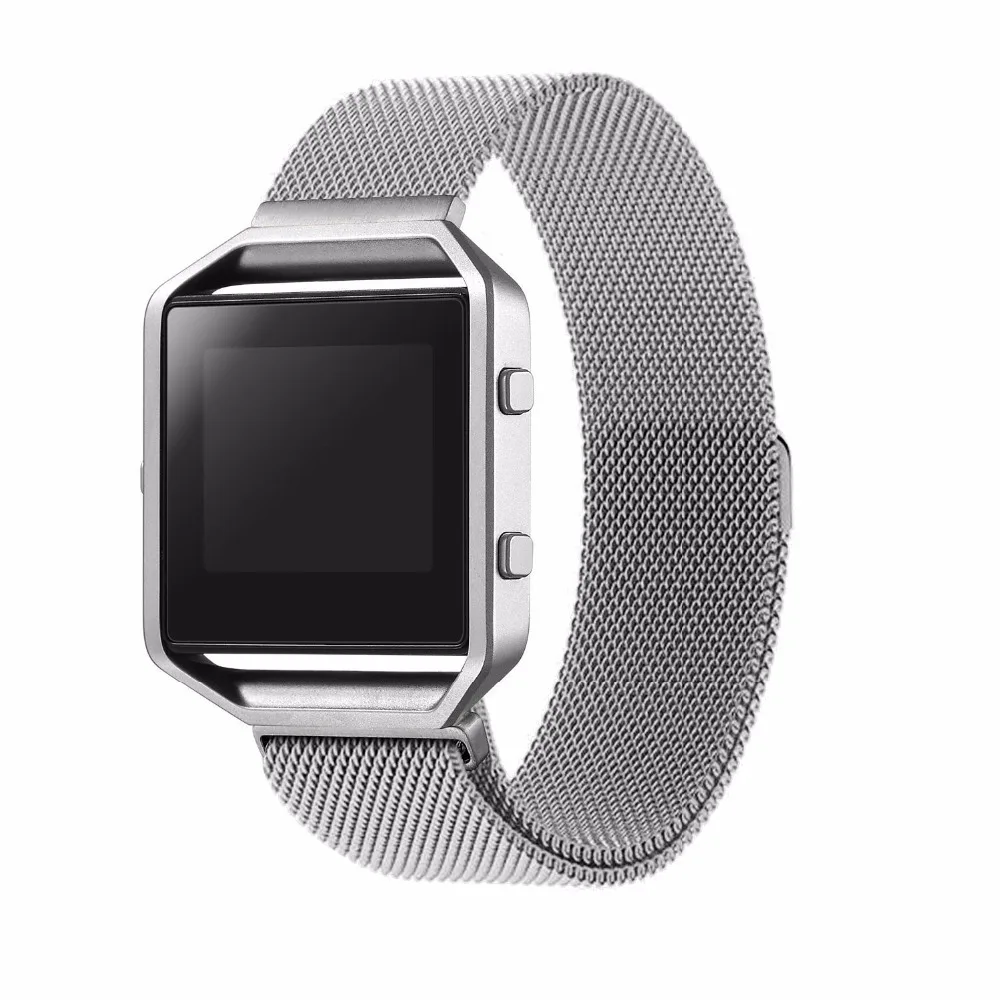 Fitbit Blaze Аксессуар Ремешок Milanese loop stailess стальной браслет ремешок для трекер Смарт
