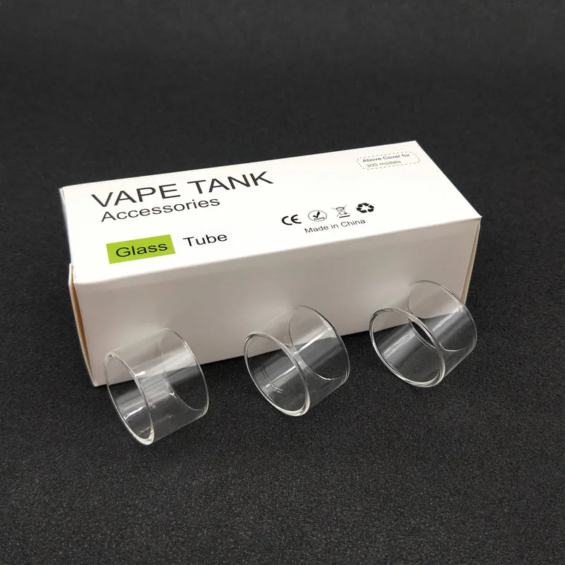 3pcs High Quality Replacement Normal/Bubble Glass Tube For TFV8 X-BABY 2ml Atomizer Tank Fast Shipping | Мобильные телефоны и