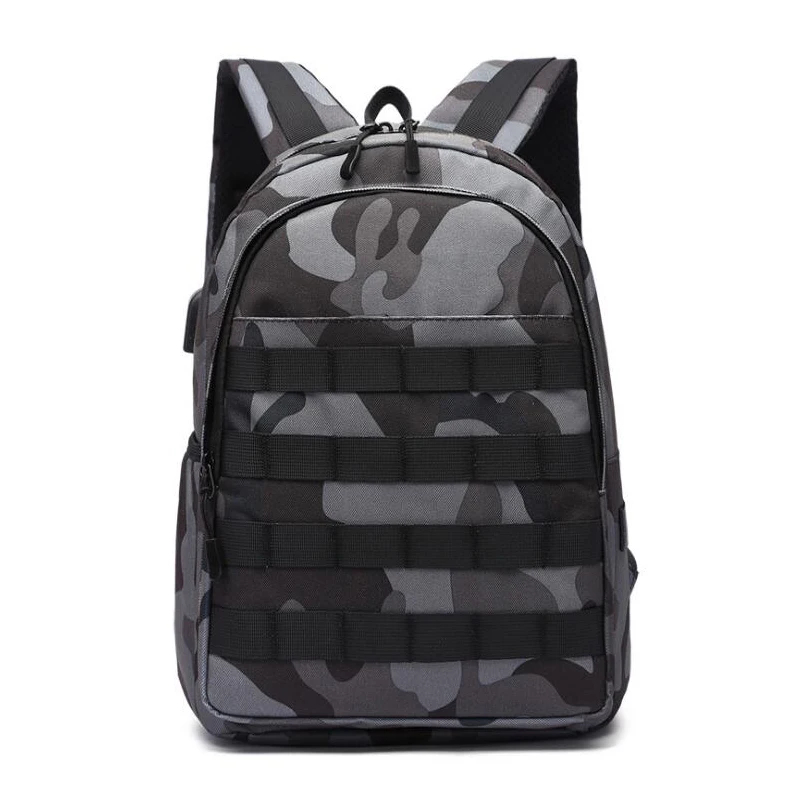 PUBG рюкзак мужская сумка Mochila Pubg Battlefield infants пакет камуфляж путешествия холст USB Jack Многофункциональный рюкзак